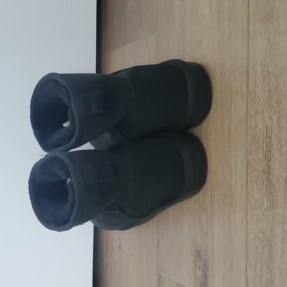 Black size 10 leather sherpa boots - Picture 3 of 5